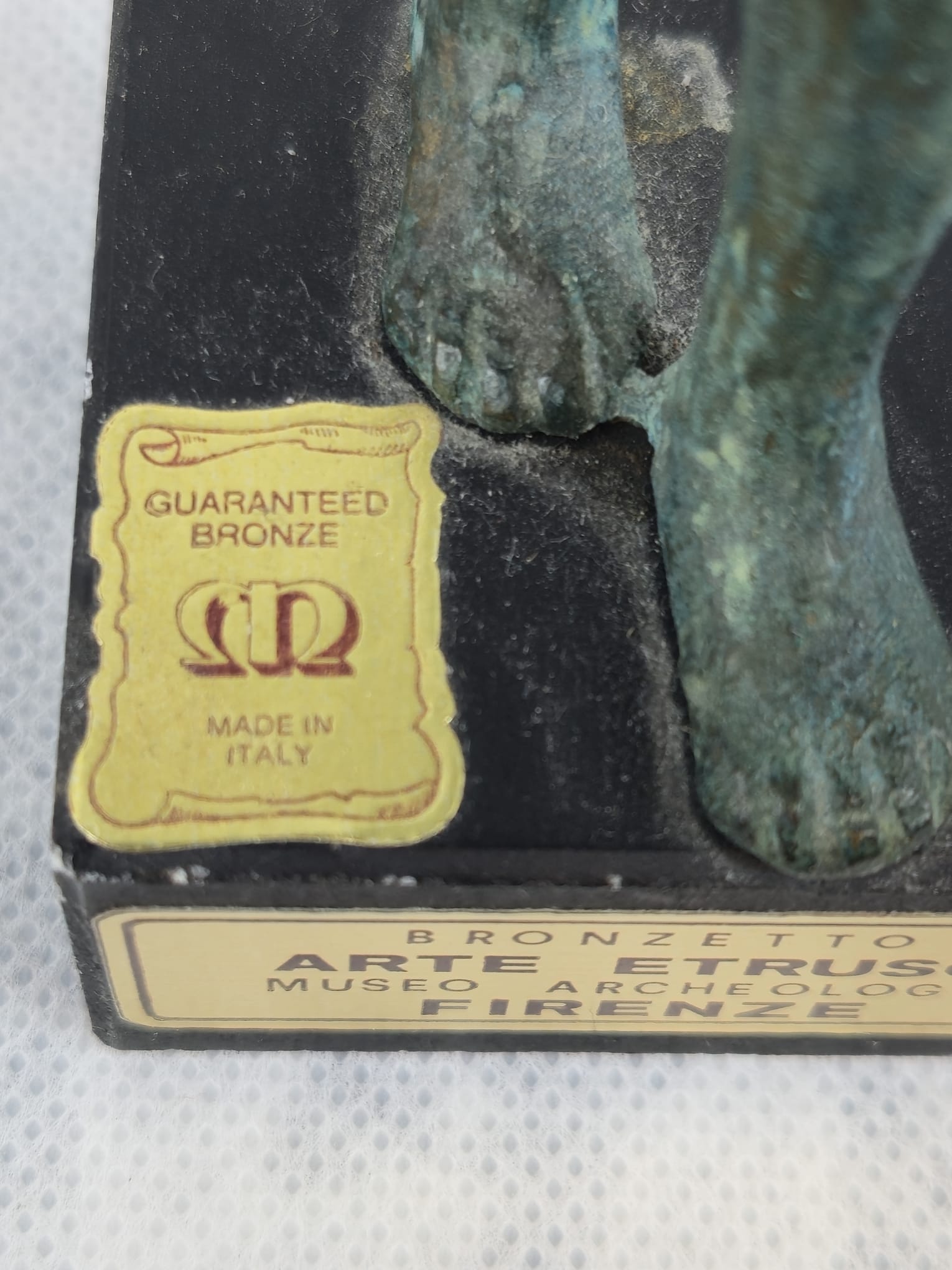 Etruscan Bronze Figure – Warrior with Spear – Museo Archeologico Firenze