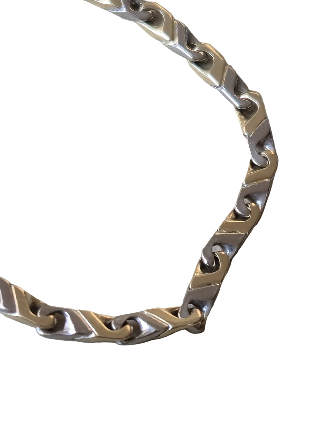 Goldarmband 18 Karat – Bicolor Gold – Gelbgold & Weißgold – 13,3g – Italienischer Stil