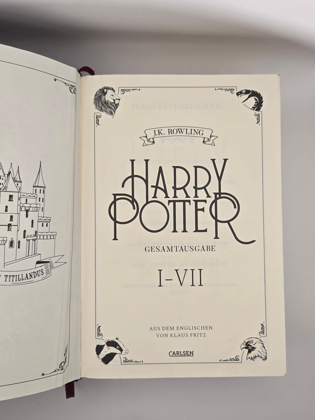 Harry Potter I–VII Gesamtausgabe Carlsen Luxusedition