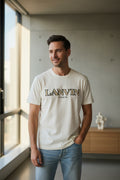 Lanvin Paris T-Shirt Creme Bestickt