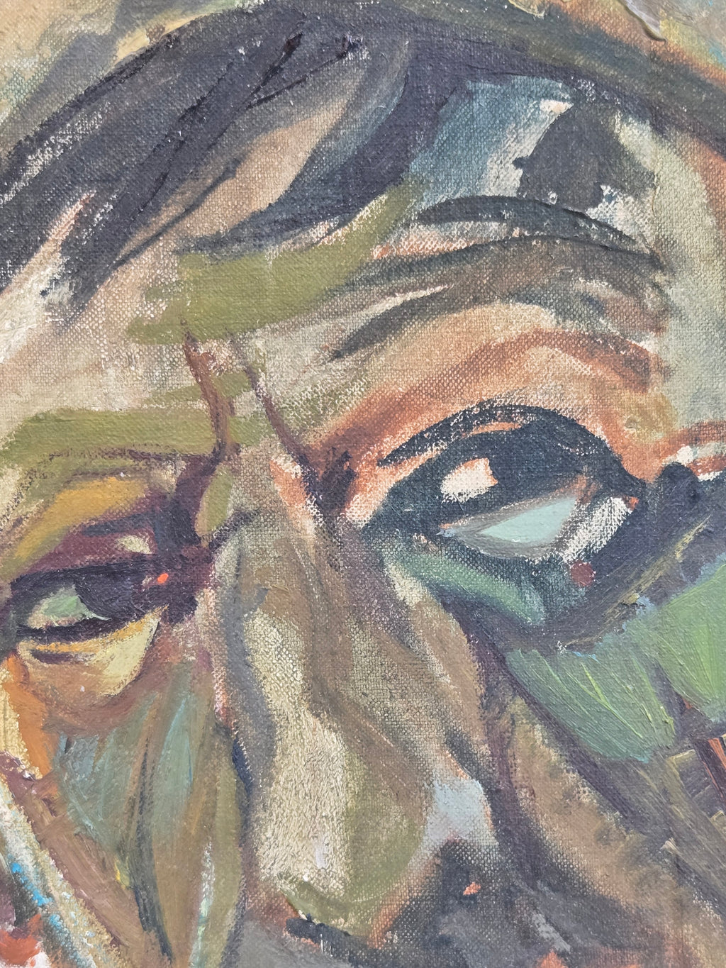 Walter Kerker Männerportrait Balkanzigeuner