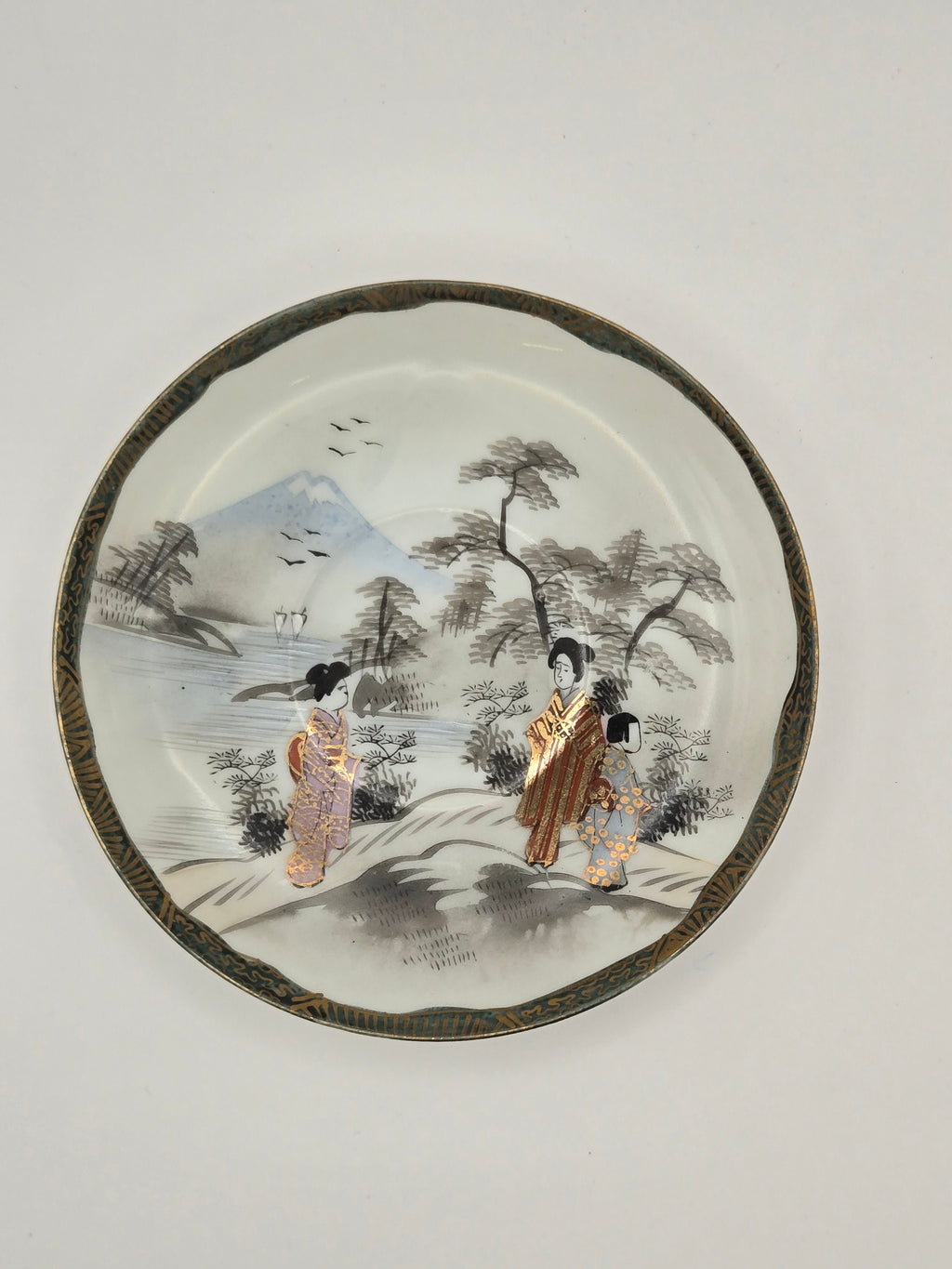 Japanisches Porzellan Teeservice Geisha Motiv