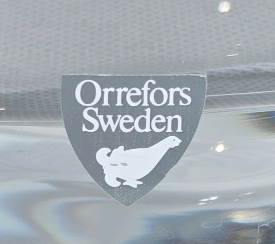 Orrefors Sweden Kristall Eiskübel Set mit Zubehör