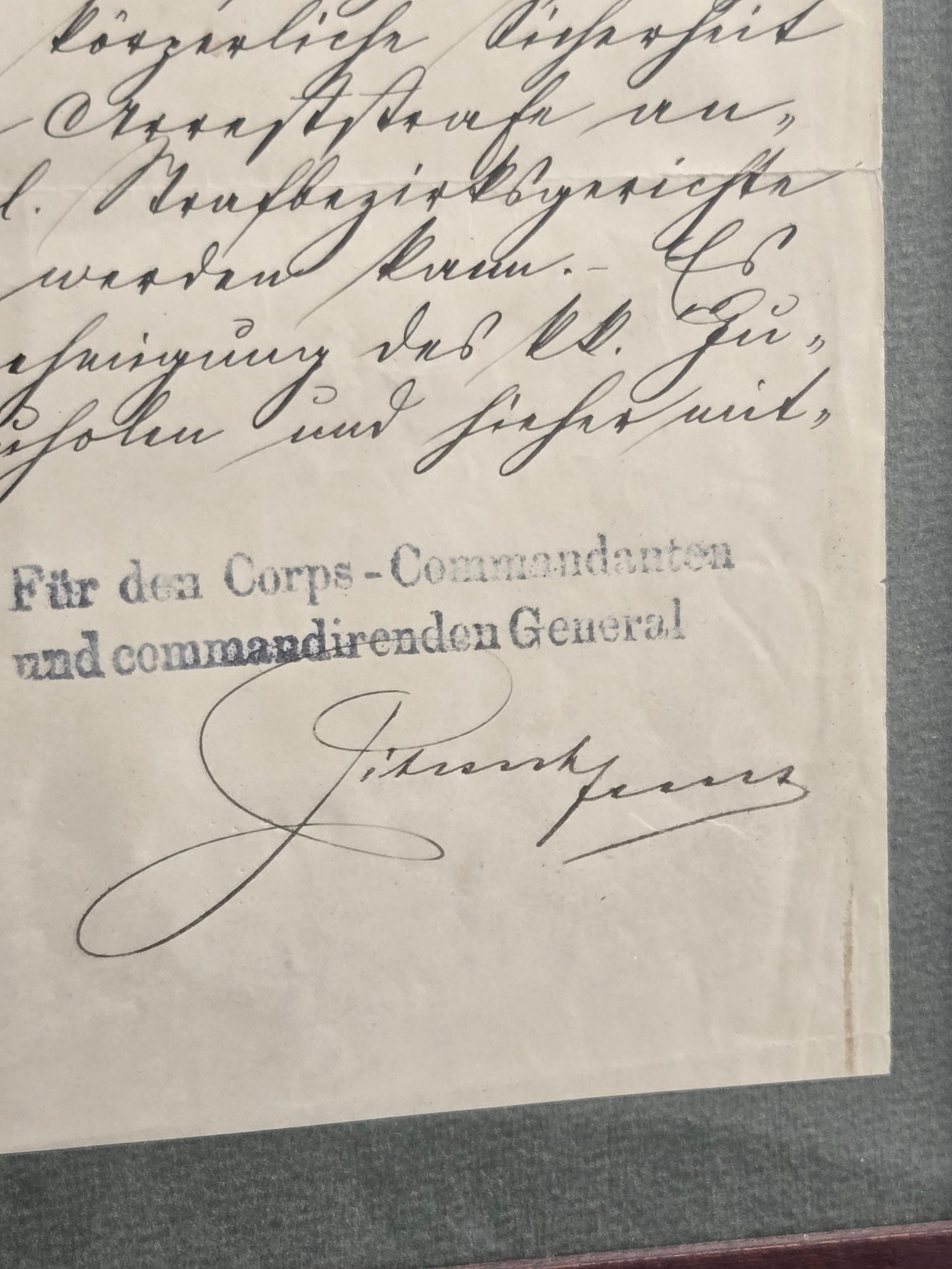 Brief des Generals — Wien 1895