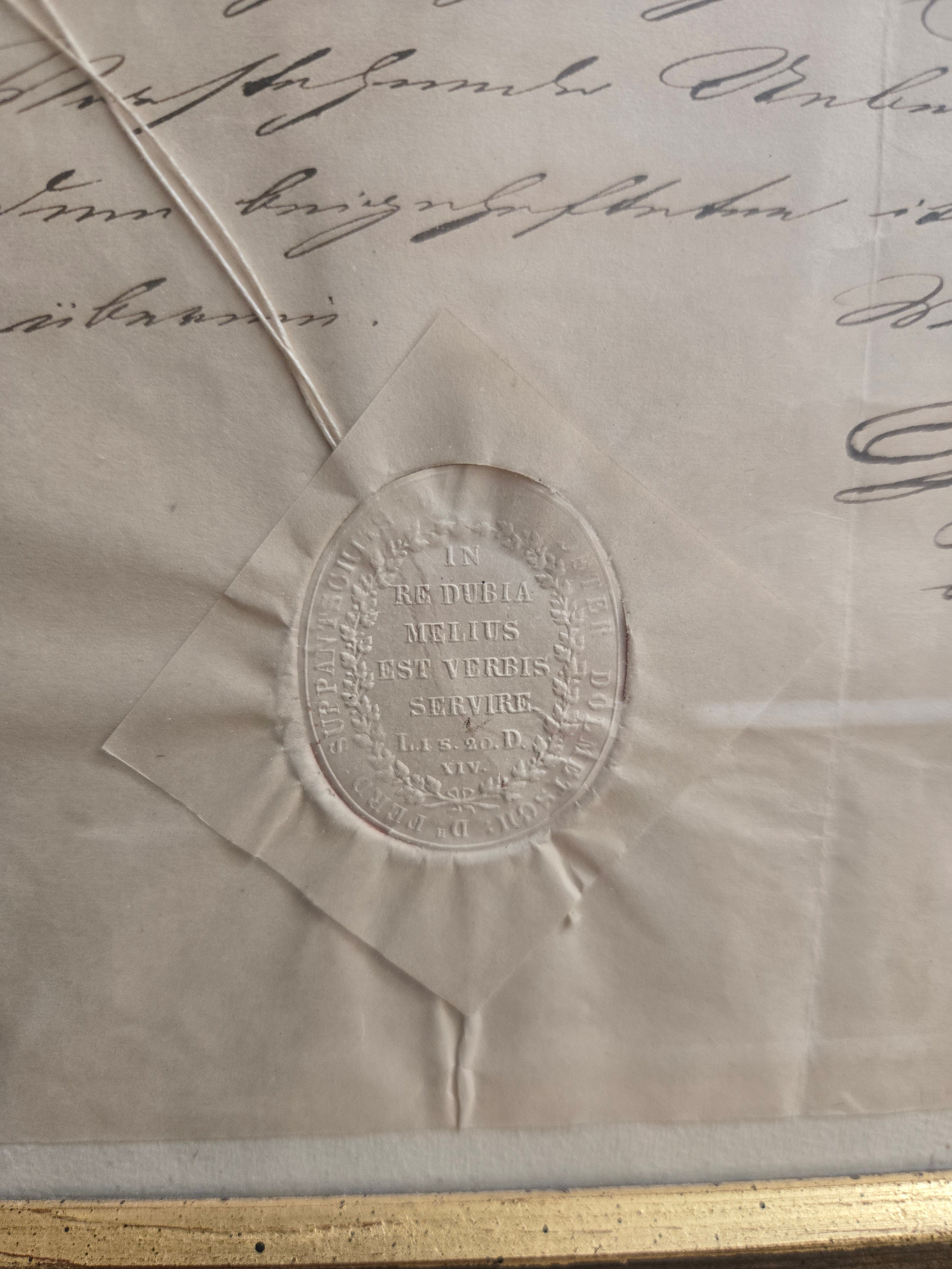 Sigillum Cremona — Übersetzung 1840