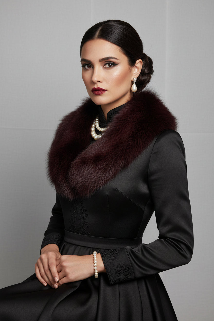 Yves Salomon Accessoires – Fuchsfell Schal
