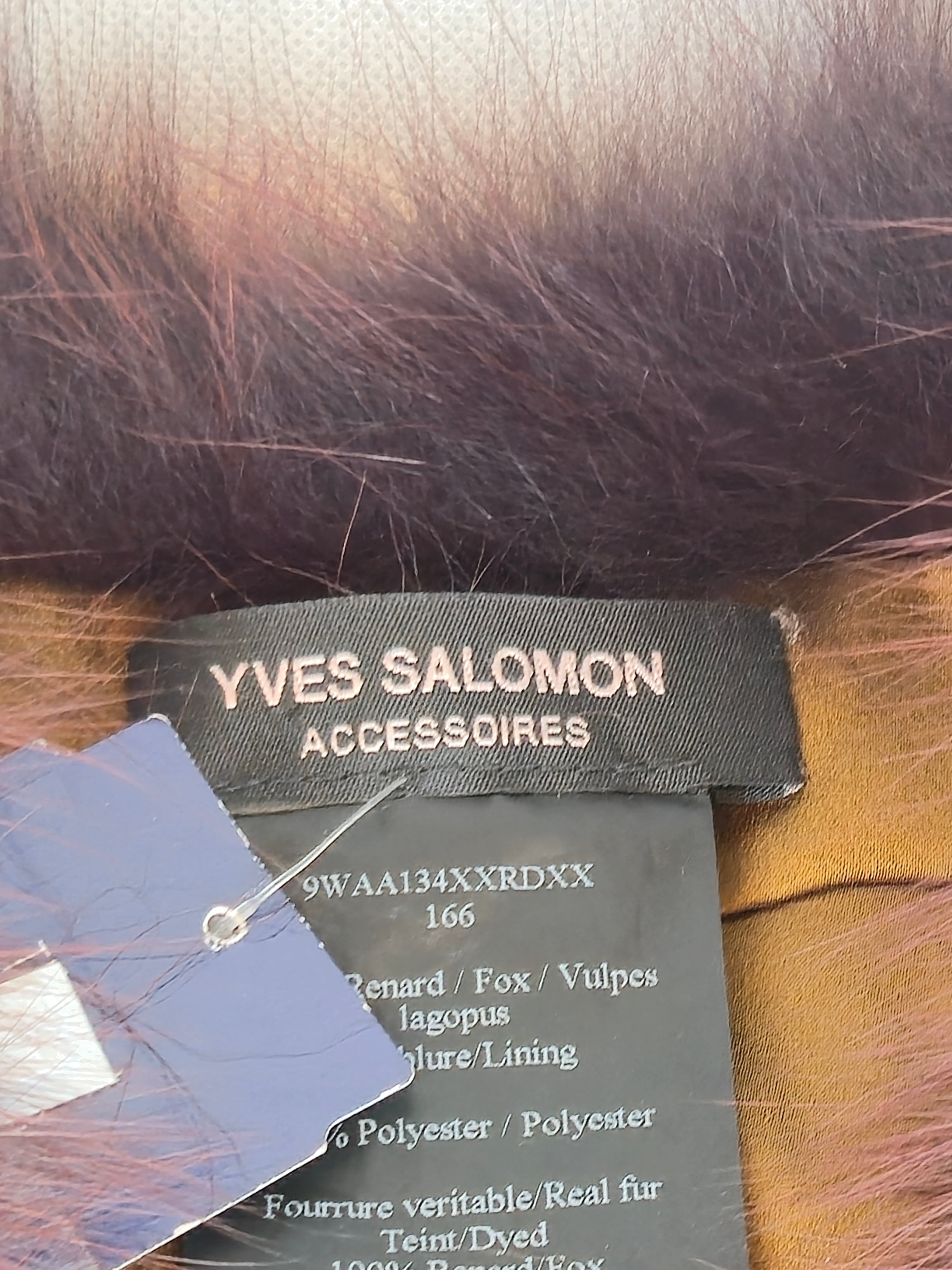 Yves Salomon Accessoires – Fuchsfell Schal