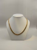 Goldkette Panzer – 750 Gelbgold 60 cm