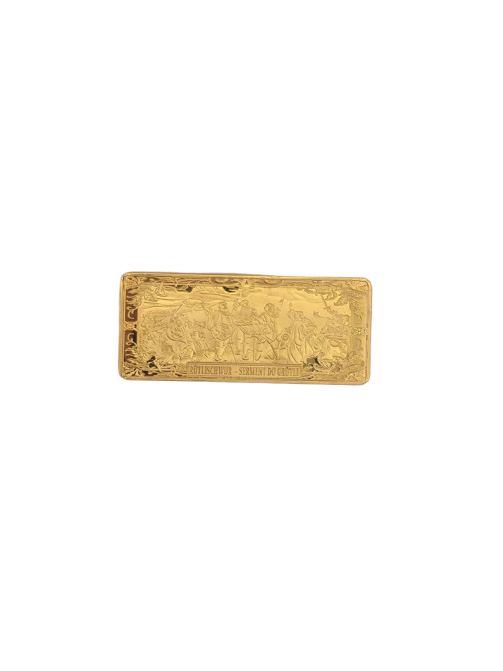Goldbarren Drei Eidgenossen Rutlischwur Limitierte Edition 2018