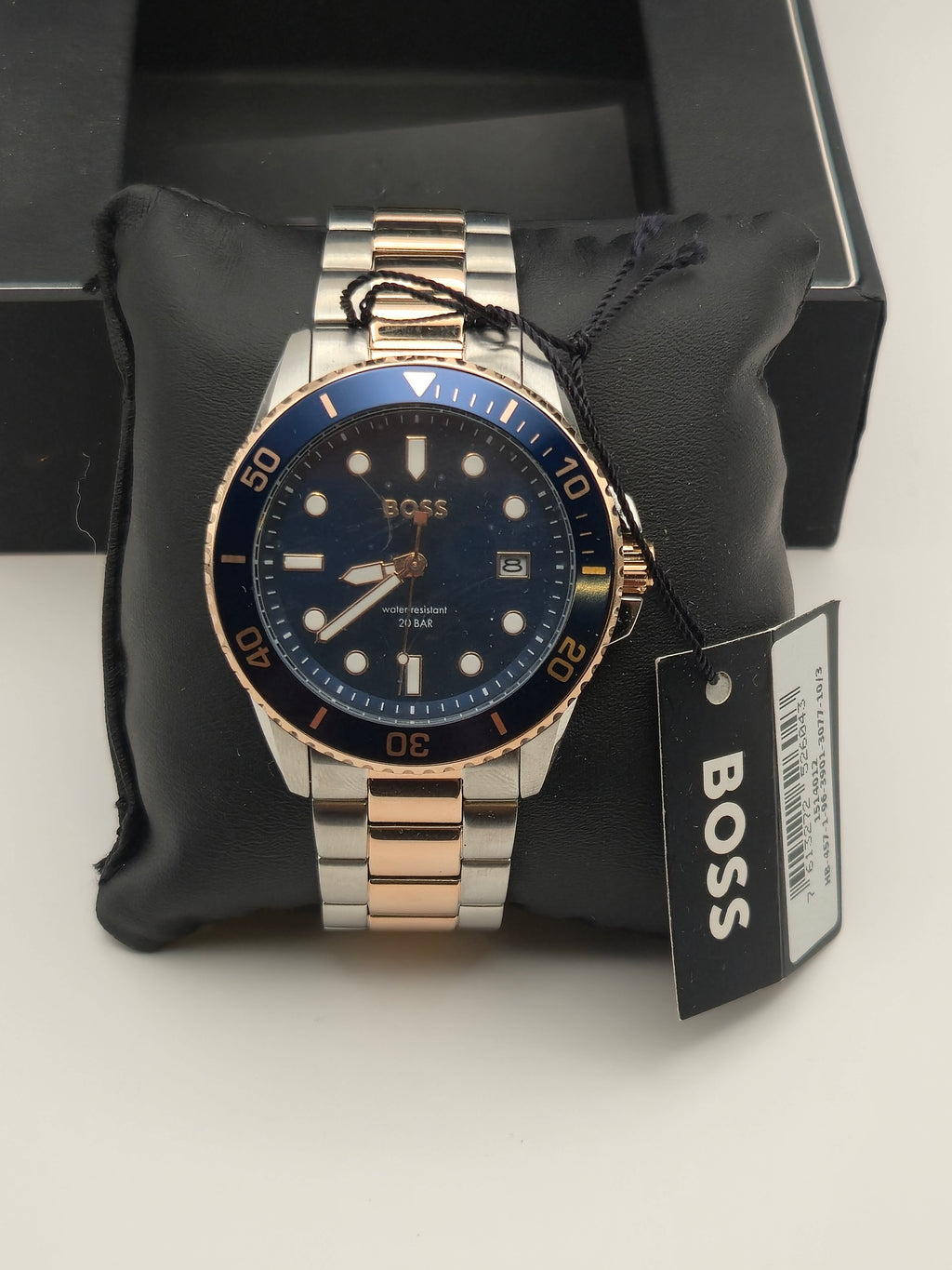 Hugo Boss Herrenuhr – Diver Blue Rosegold