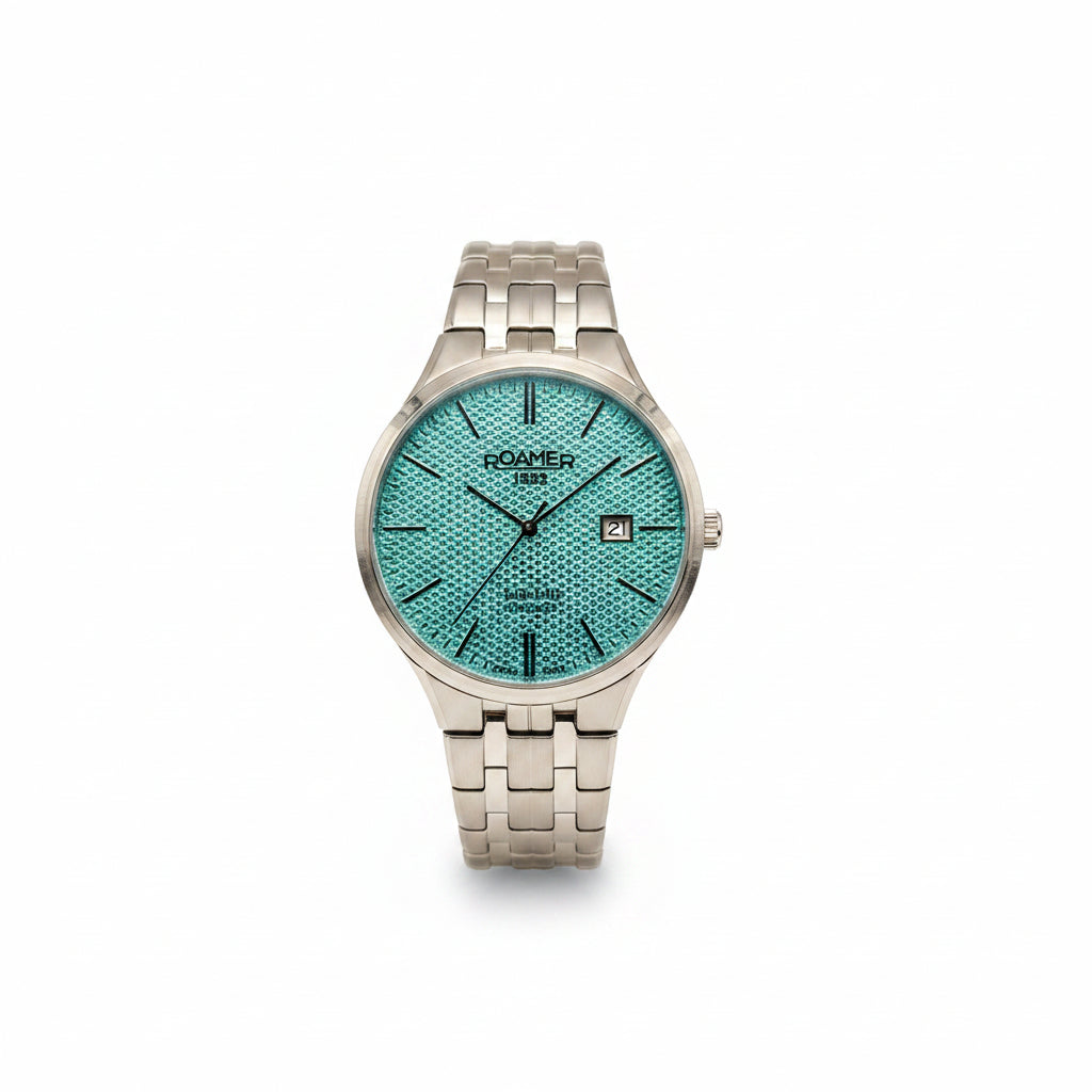 Roamer 1888 Slim-Line Sapphire – Tiffany Blau