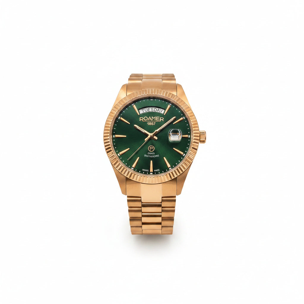 Roamer 1888 Rotor Self-Winding – Grün Roségold