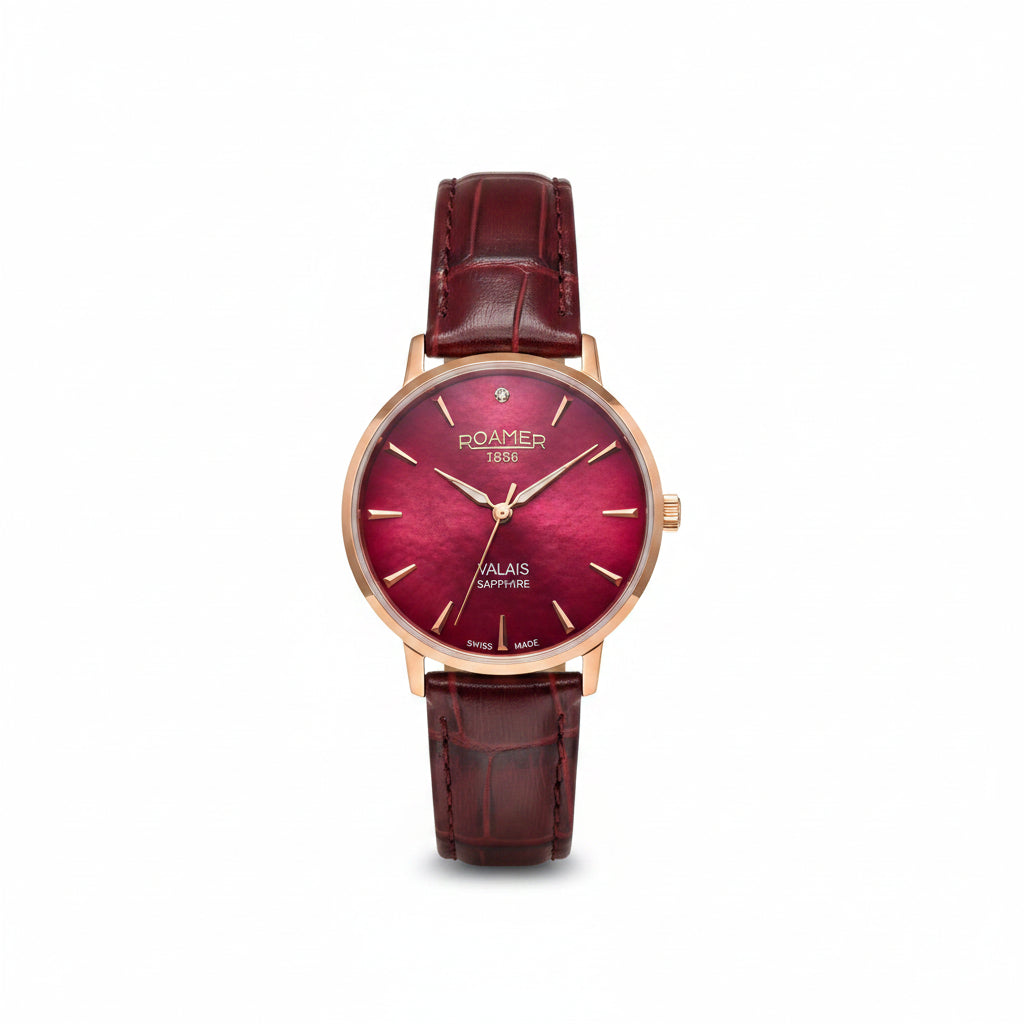 Roamer Valais Sapphire – Rot/Fuchsia – Diamant – Set