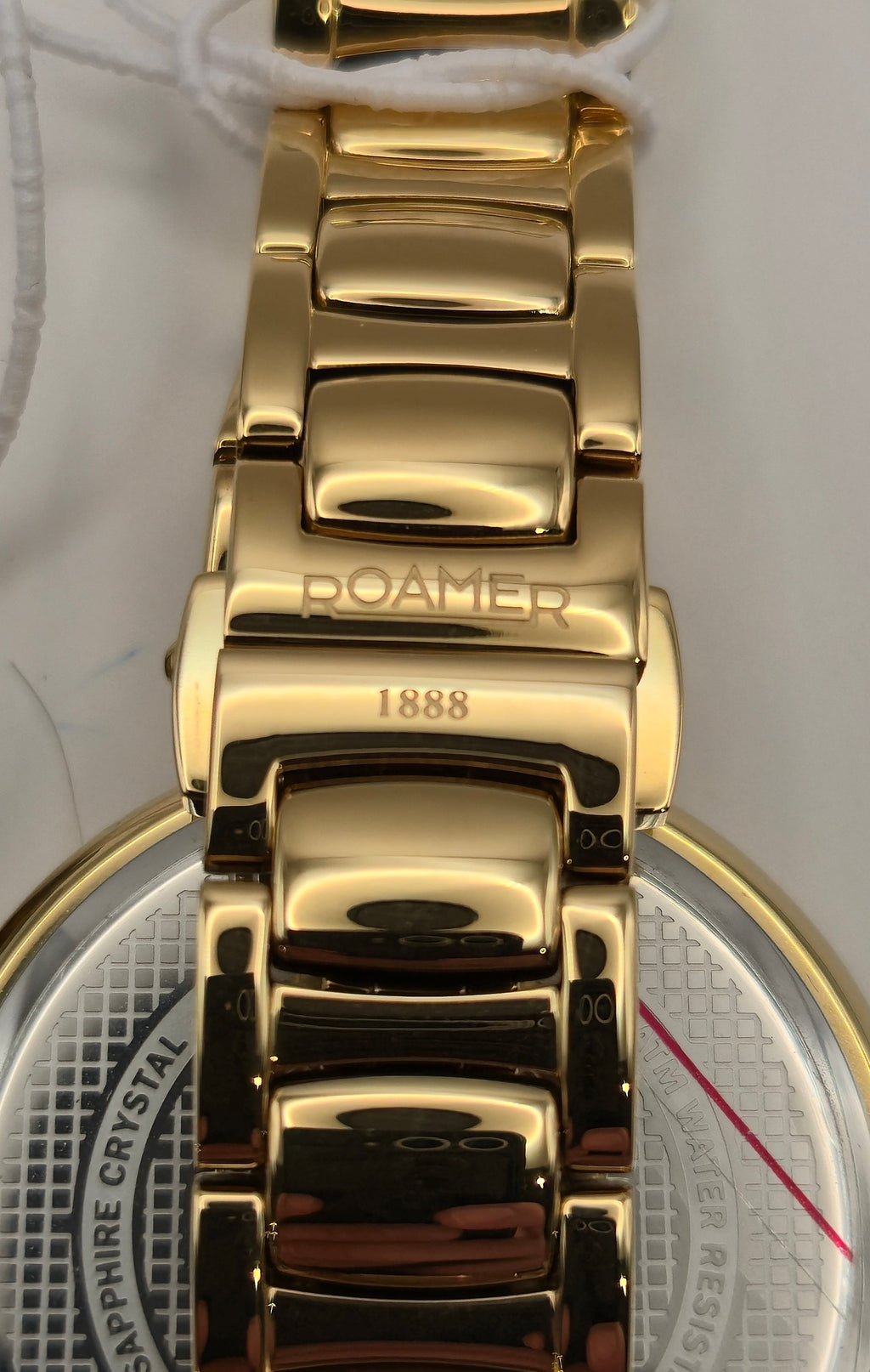 Roamer 1888 Damenuhr – Mother of Pearl – Kristall – Gold