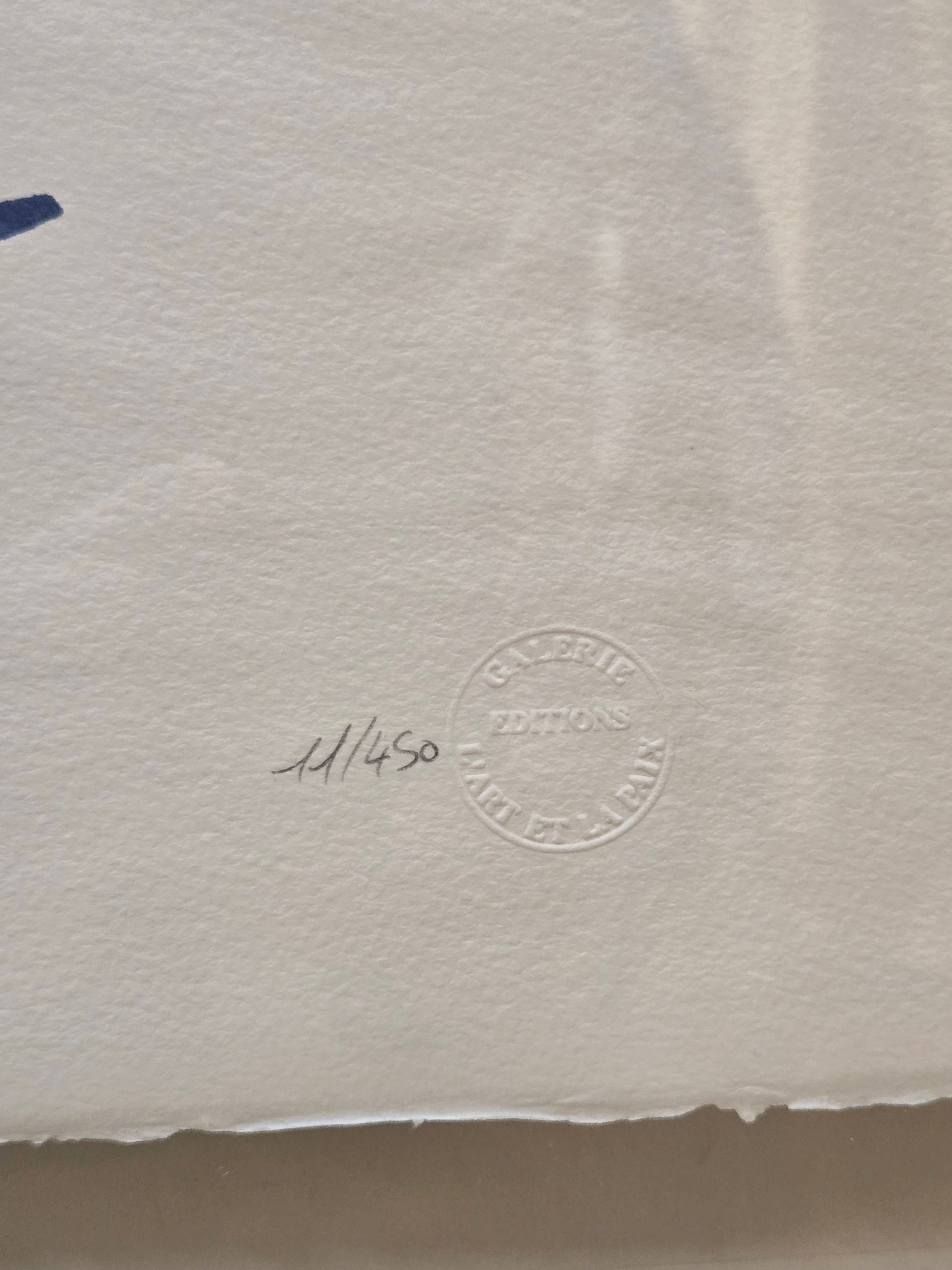Pablo Picasso — Colombe aux Fleurs | Nummerierte Lithographie 11/450 | Galerie Editions L'Art et la Paix