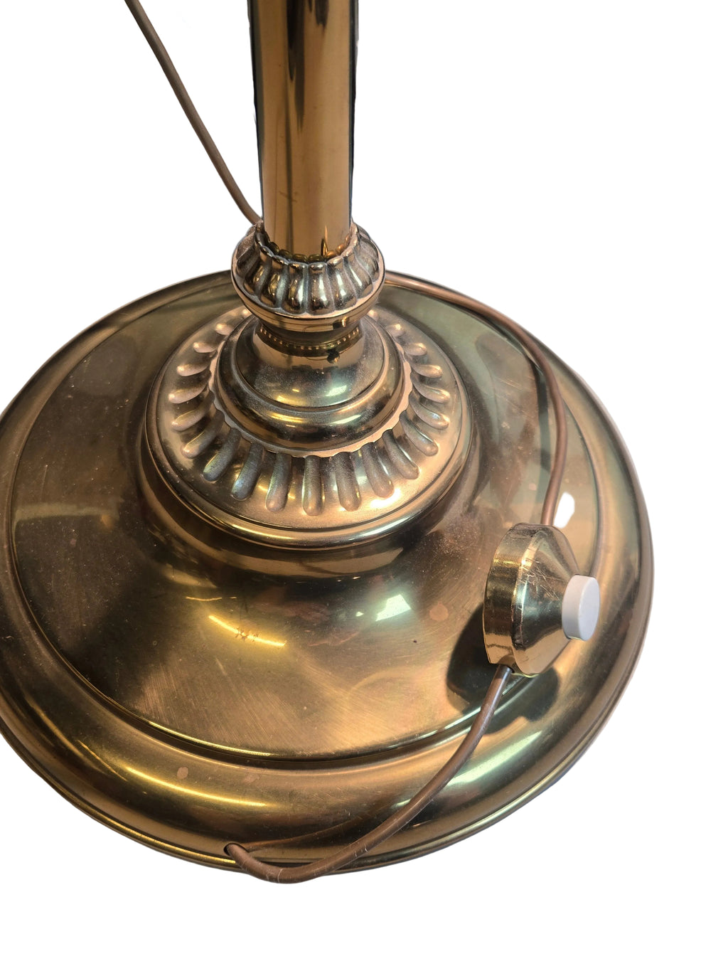 Vintage Messing Stehlampe – Klassisch mit Schwenkarm