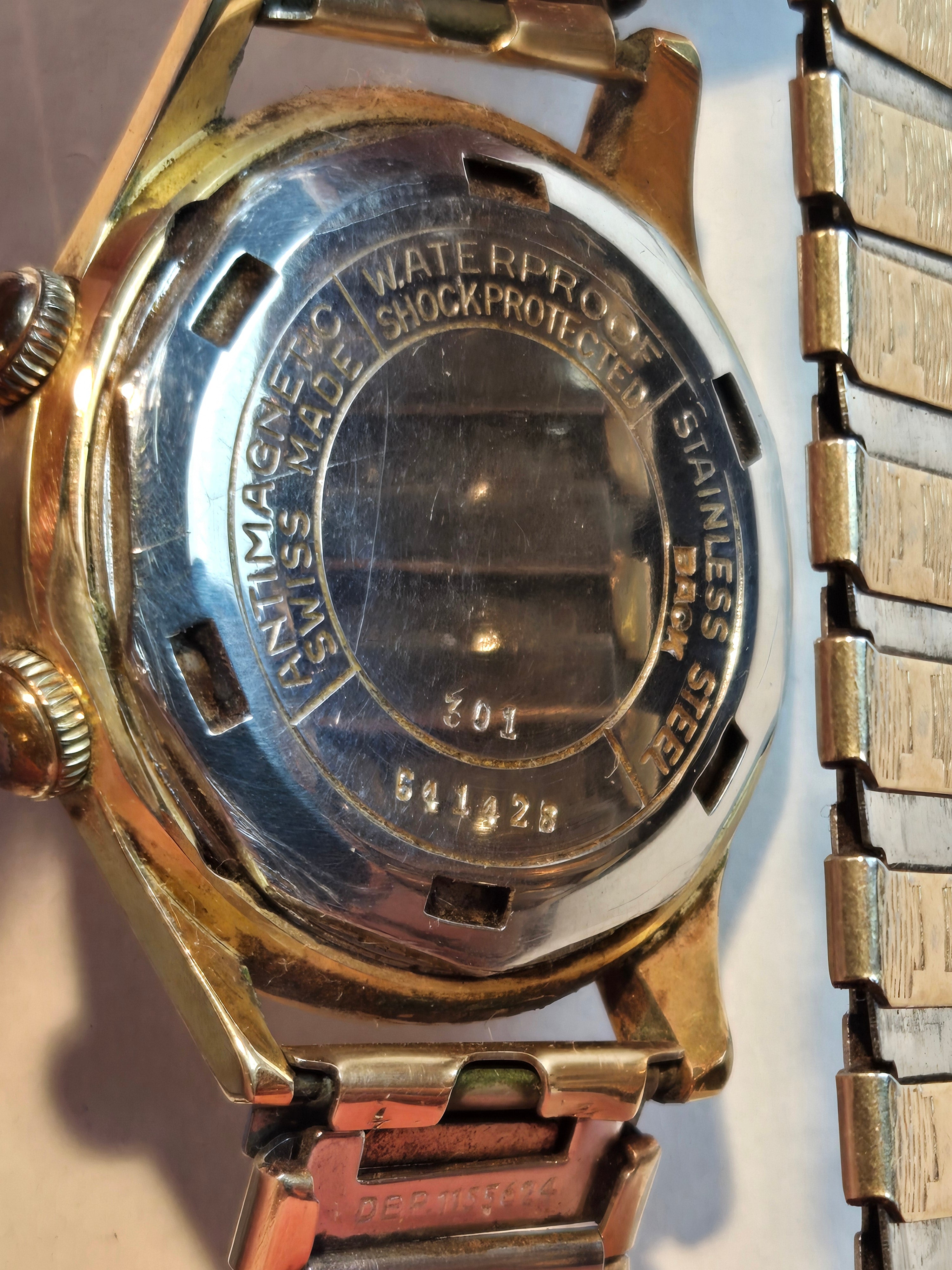 Richard Alarm Vintage Armbanduhr – Swiss Made, 17 Jewels