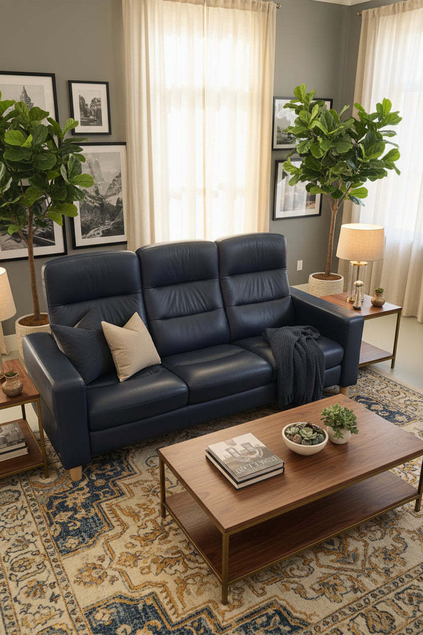 Stressless Ledersofa 3-Sitzer