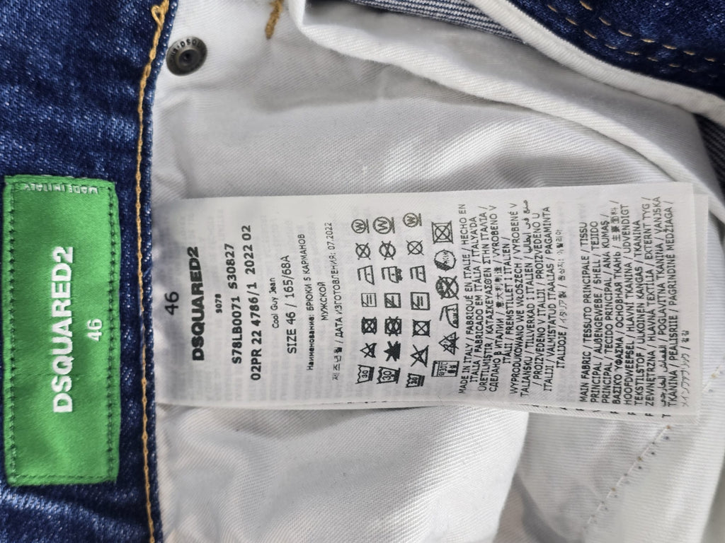 Dsquared2 Cool Guy Jean Blau Green Label