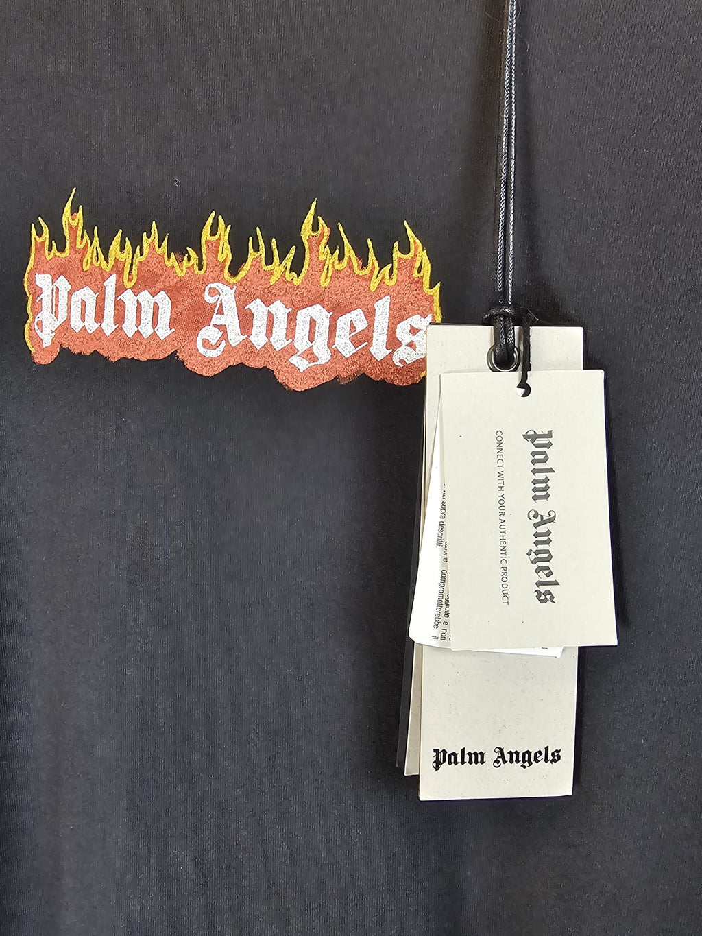 Palm Angels Longsleeve On Fire Logo
