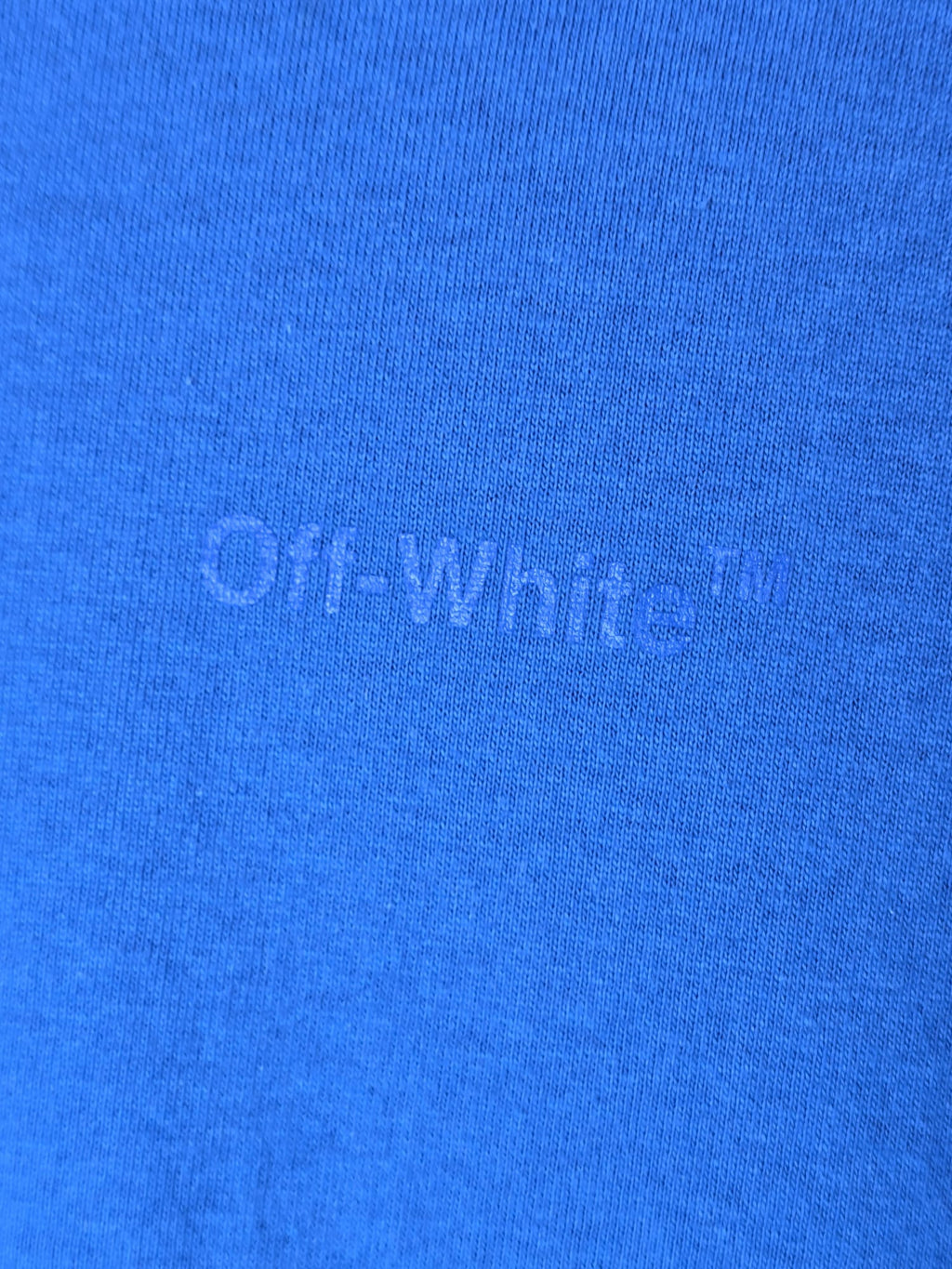 Off-White™ Seasonal Diagonal T-Shirt Blau