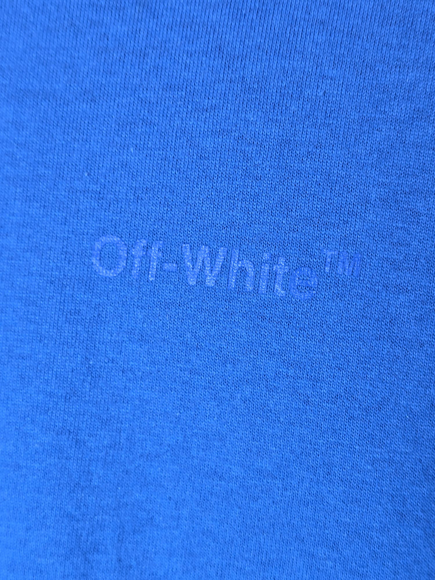 Off-White™ Seasonal Diagonal T-Shirt Blau