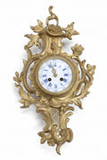 Antike Französische Bronze Cartel Wanduhr – Louis XV Rokoko
