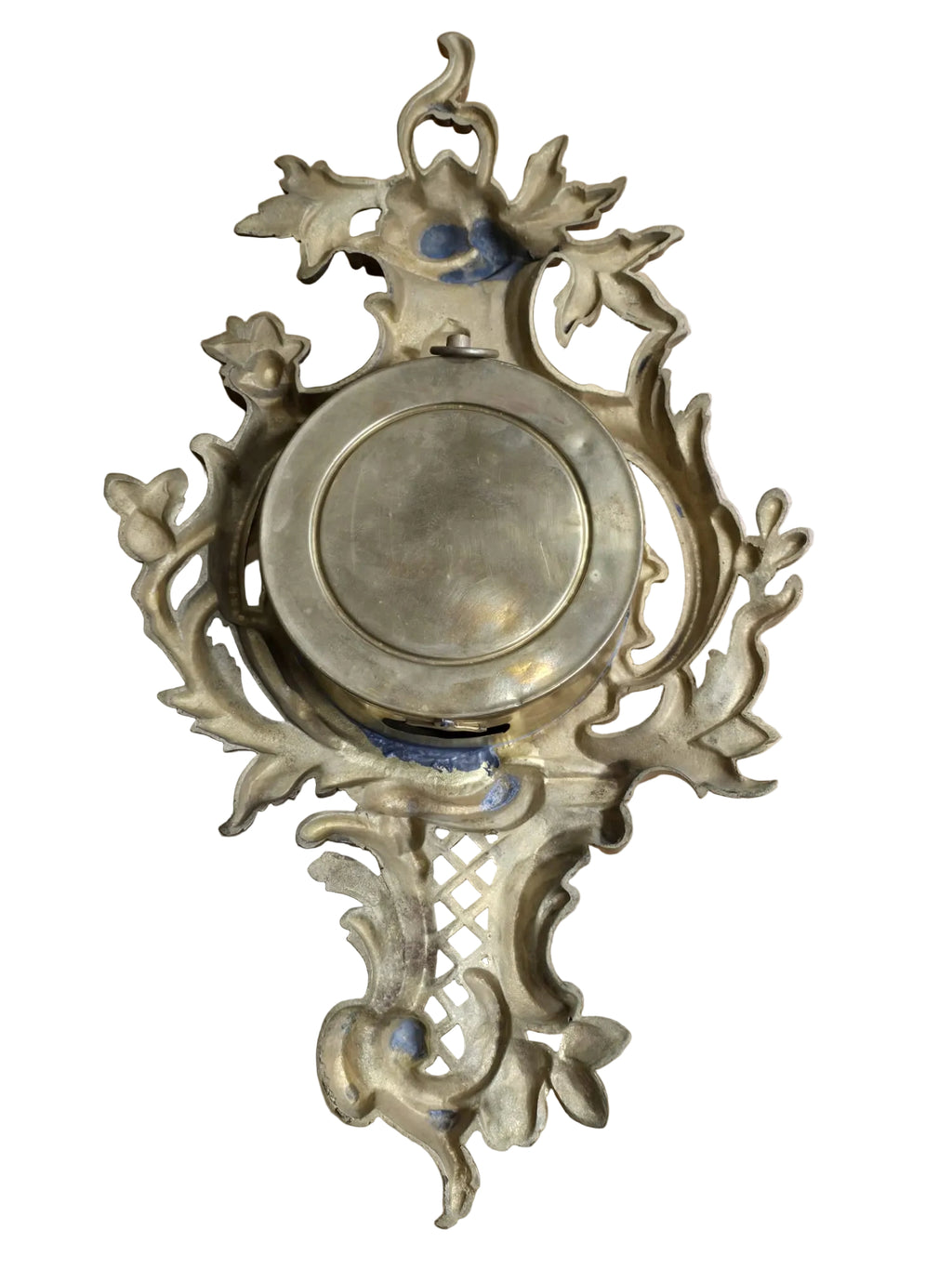 Antike Französische Bronze Cartel Wanduhr – Louis XV Rokoko