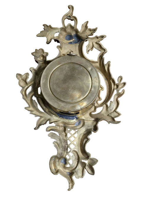 Antike Französische Bronze Cartel Wanduhr – Louis XV Rokoko