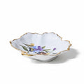 Bernardaud & Co Limoges Blattschale Stiefmutterchen Gold