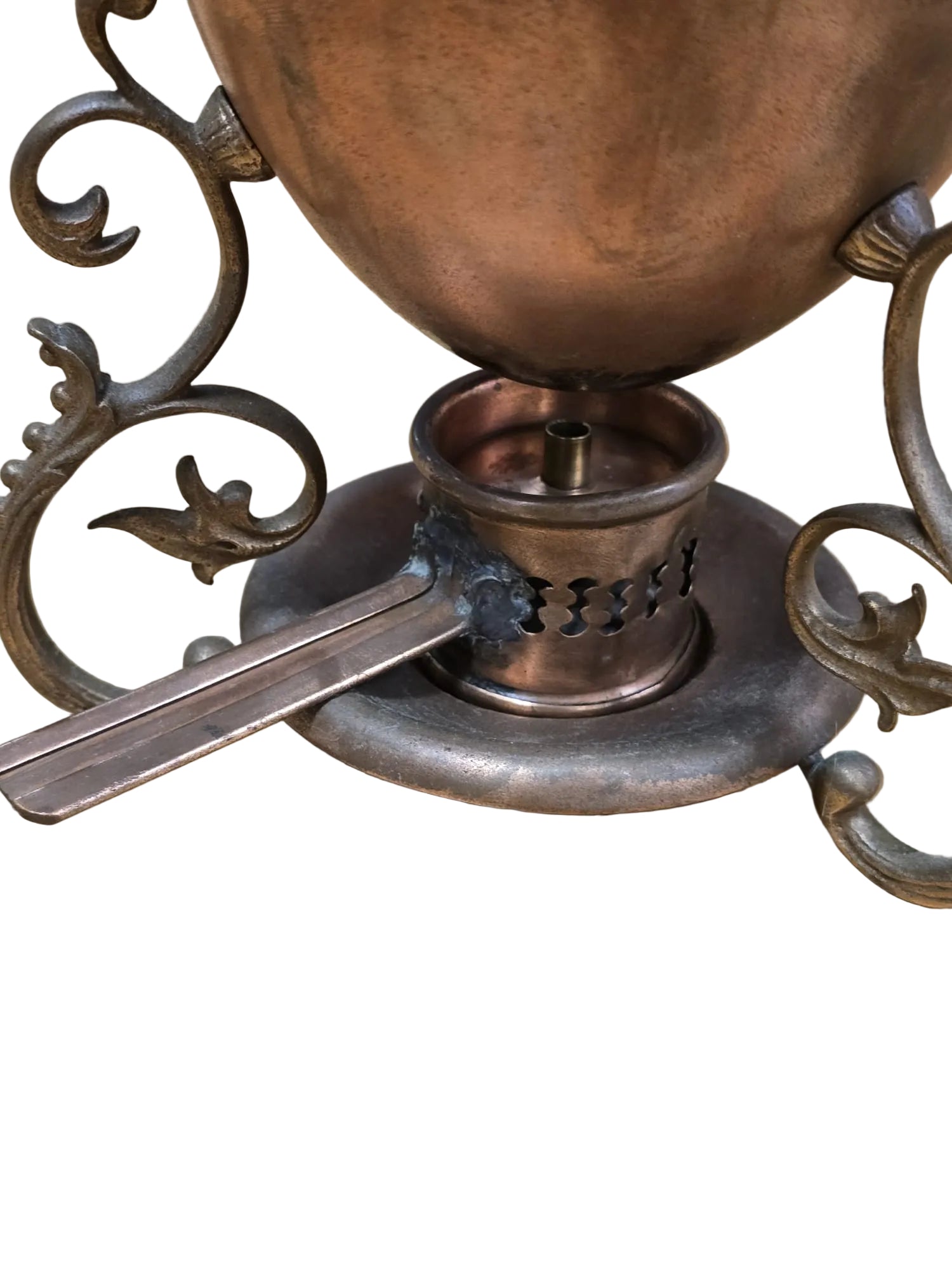 Antiker Kupfer Eierwarmer Jugendstil um 1890