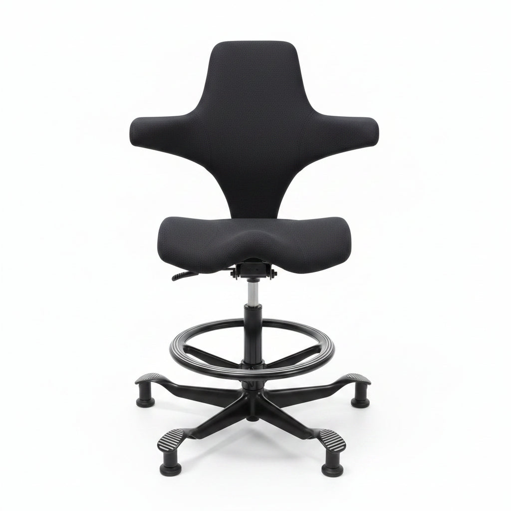 HÅG Capisco Ergonomischer Bürostuhl Schwarz