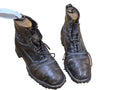 Antike Bergschuhe mit Holzleisten Jahrgang 1890