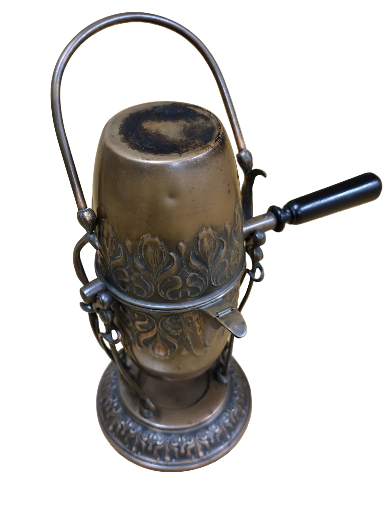 Antiker Kerzenlöscher Jugendstil Kupfer um 1900