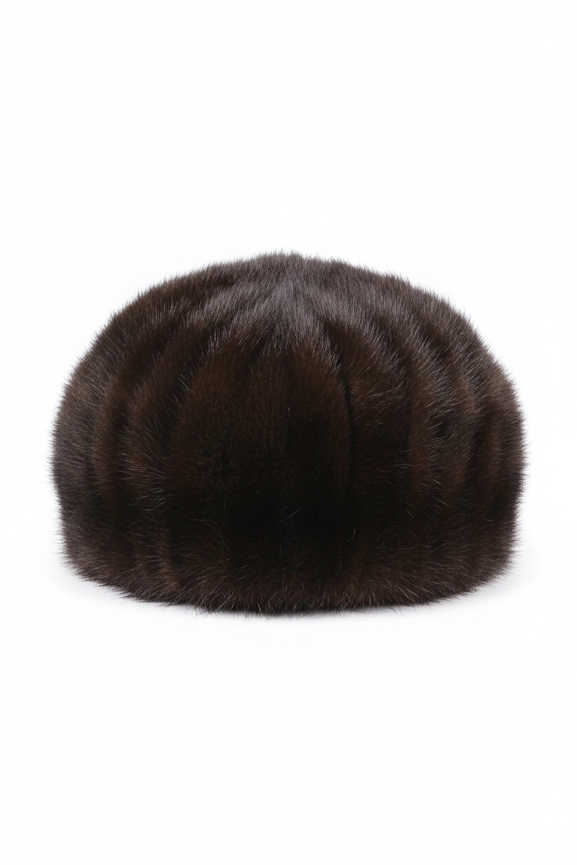 Boutique Vintage Fur Winter Hat Brown