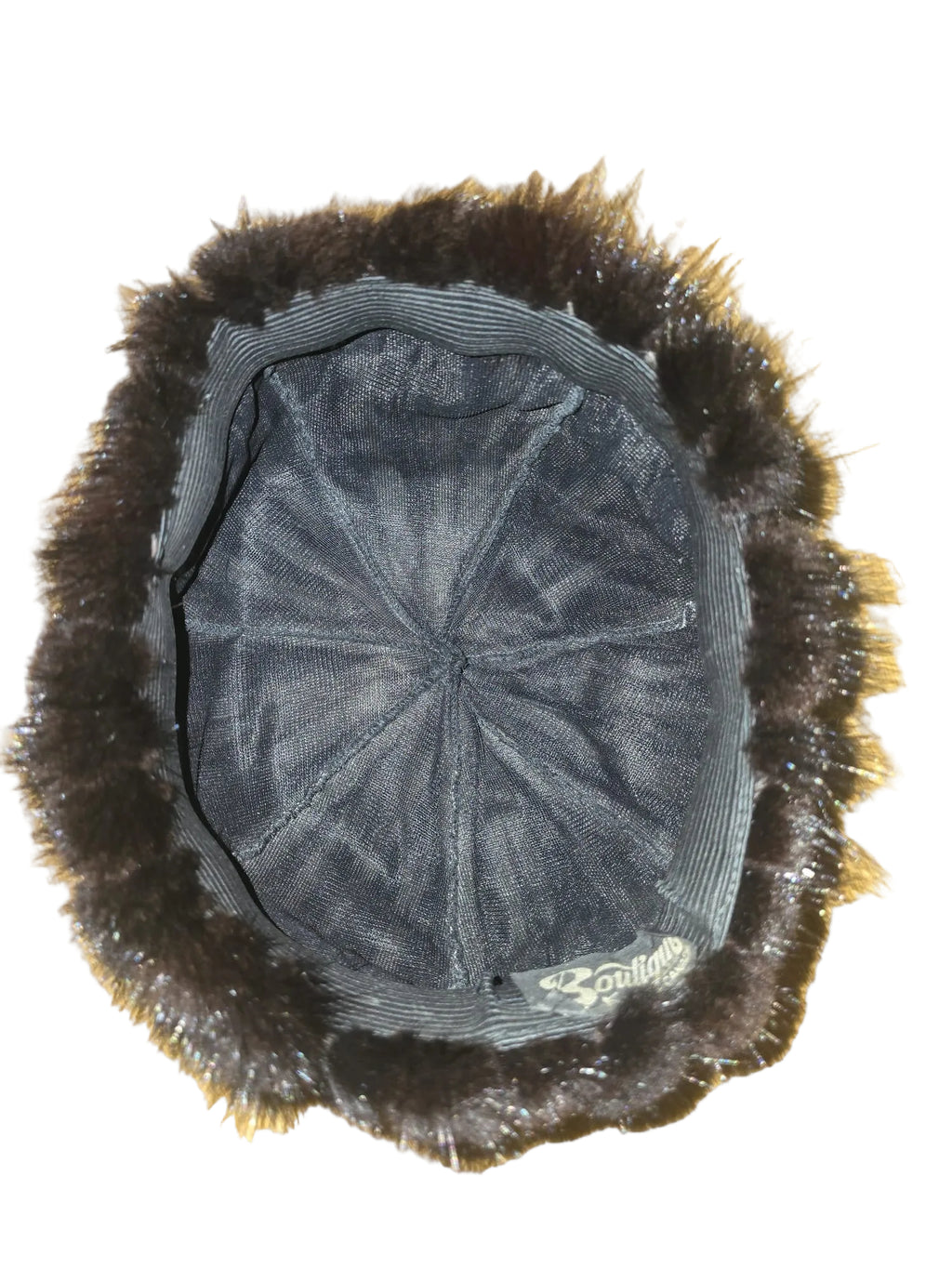 Boutique Vintage Fur Winter Hat Brown