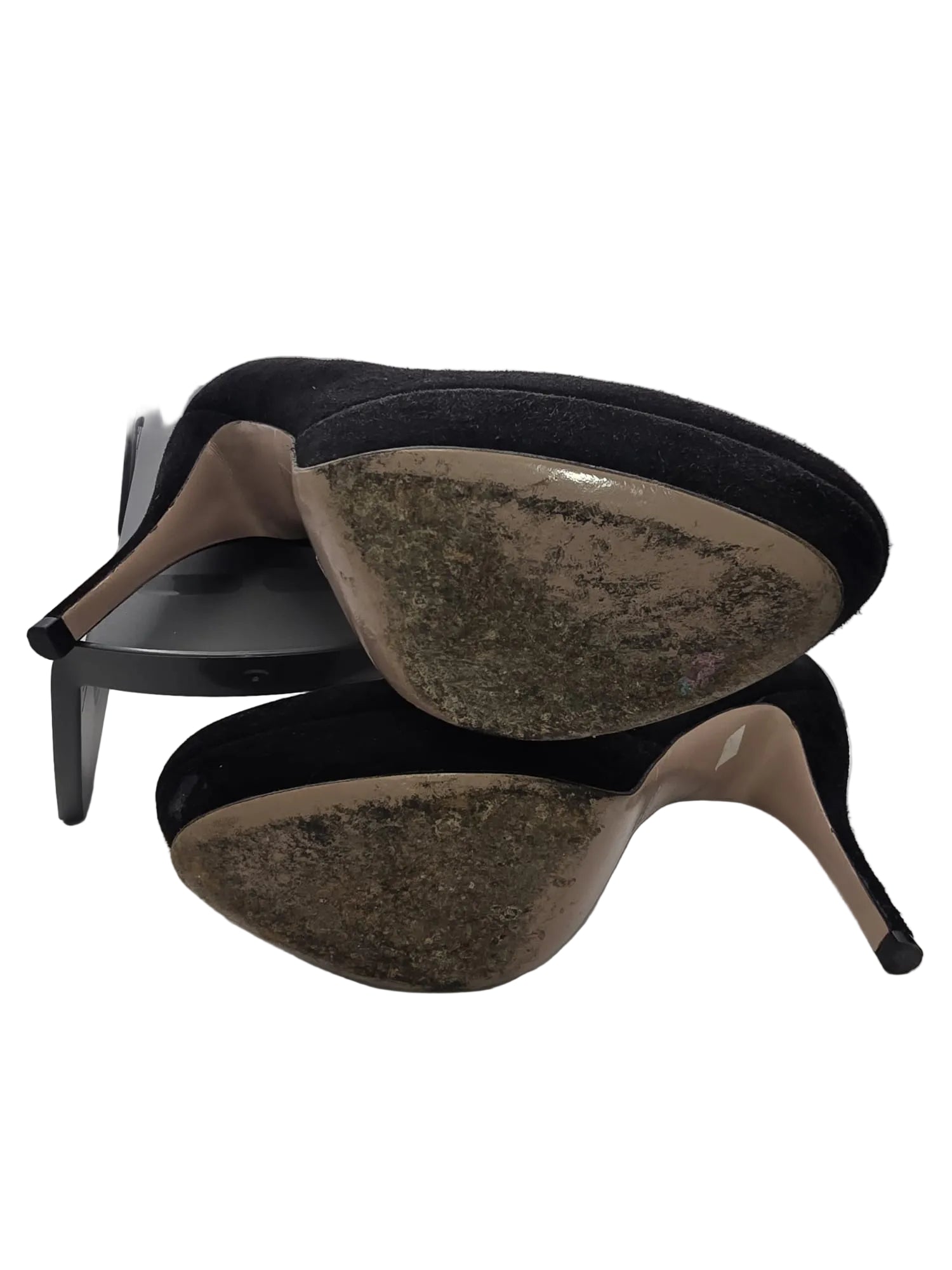 Gucci Velvet Elegance Heels Black