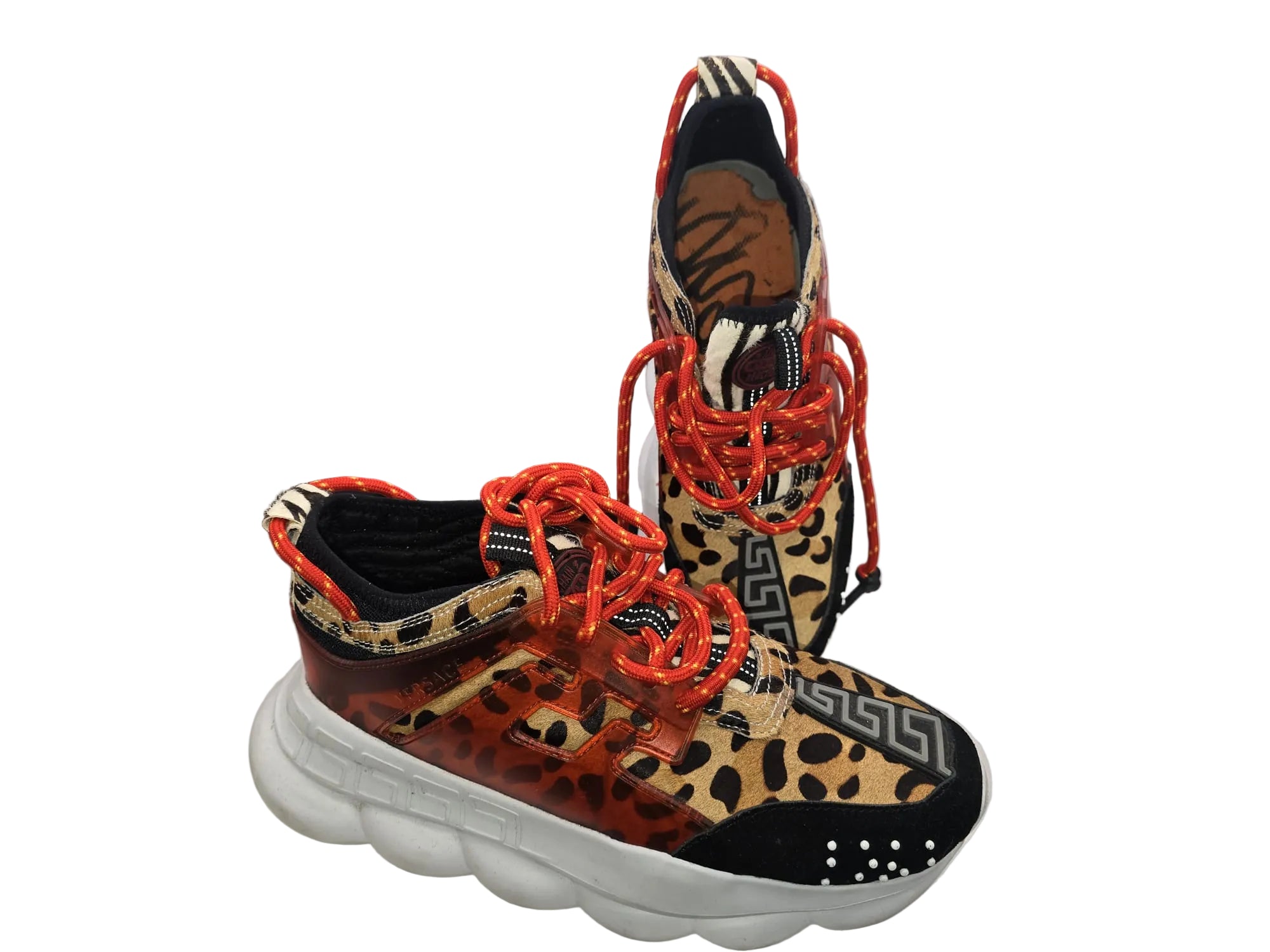 Versace Chain Reaction Sneaker Leopard