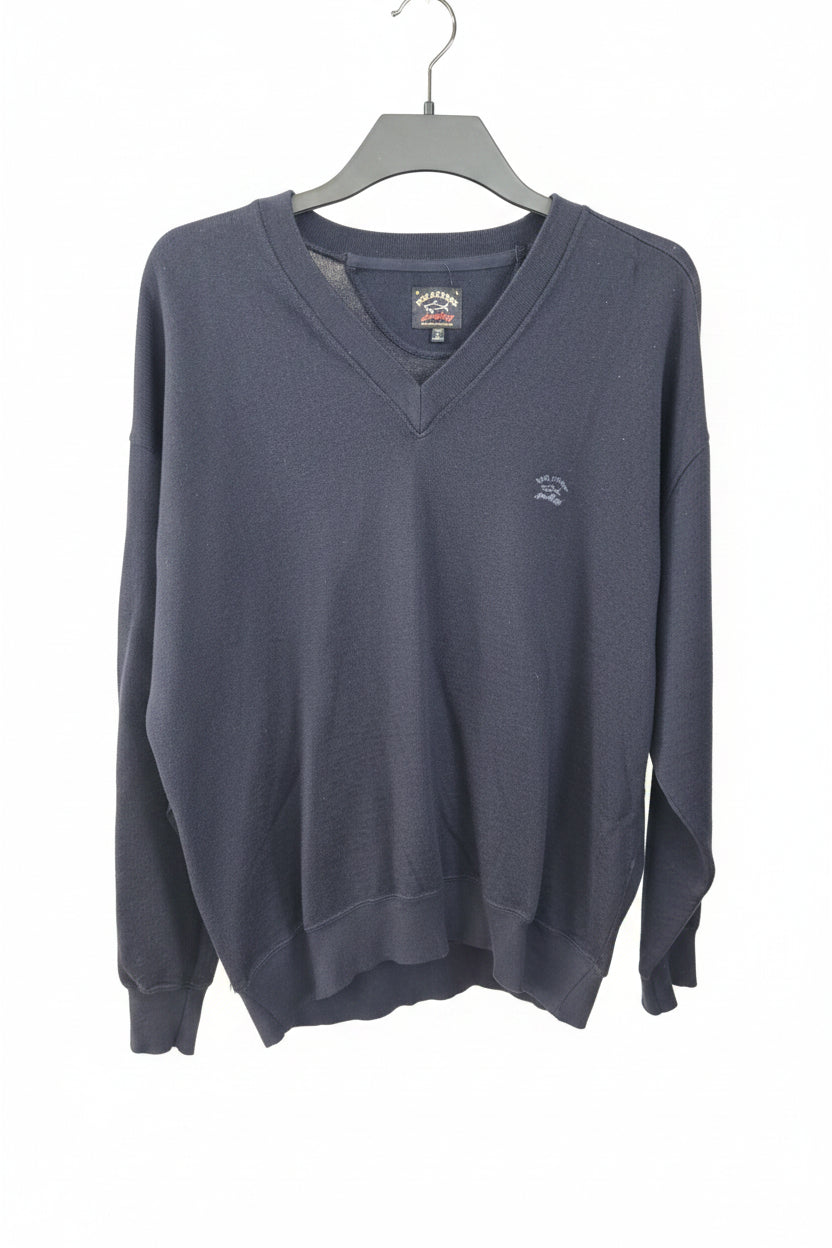 Paul & Shark Yachting Wollpullover – V-Ausschnitt, Navy, Gr. L