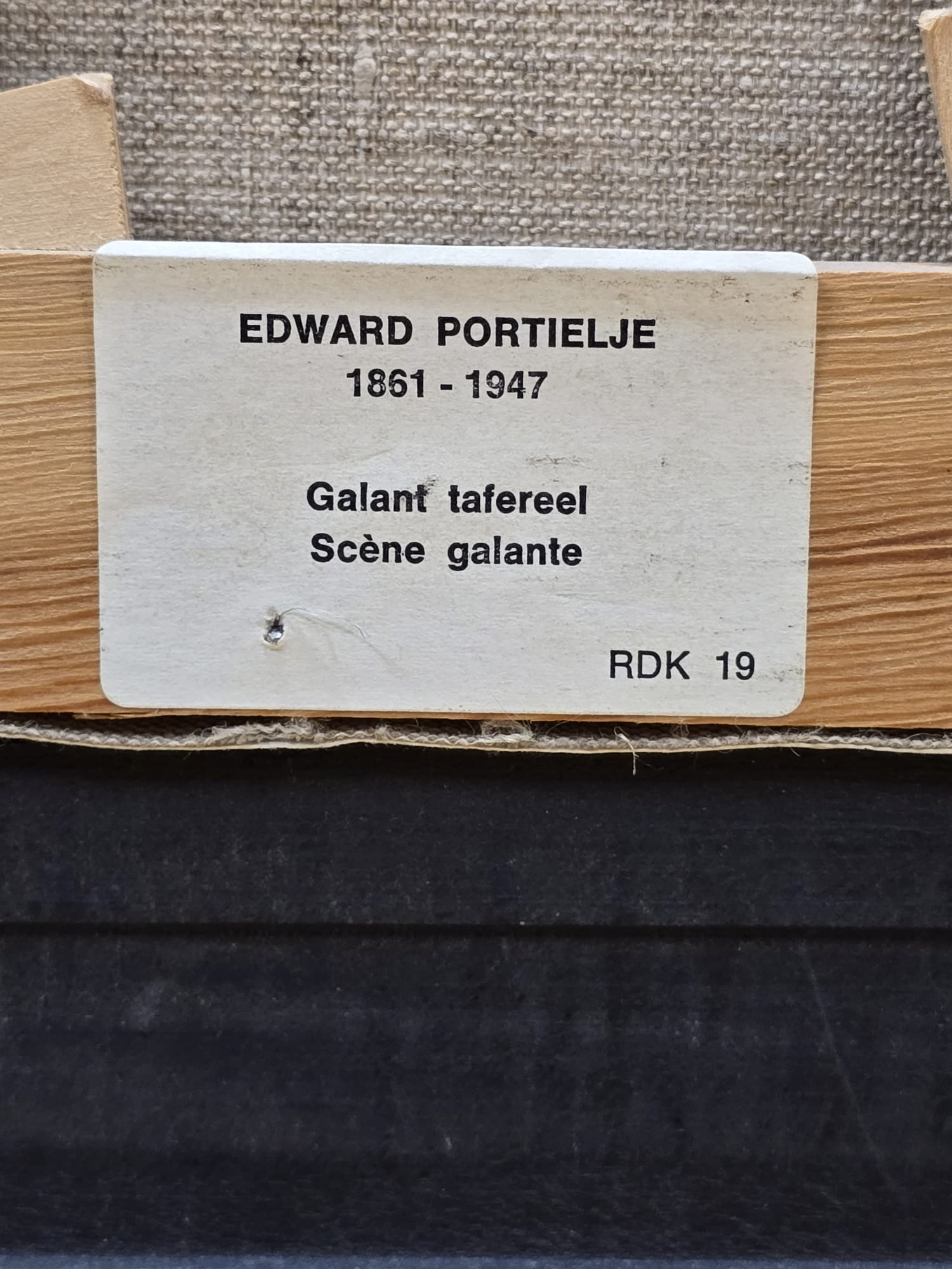 Scène Galante — Edward Portielje 1861–1947