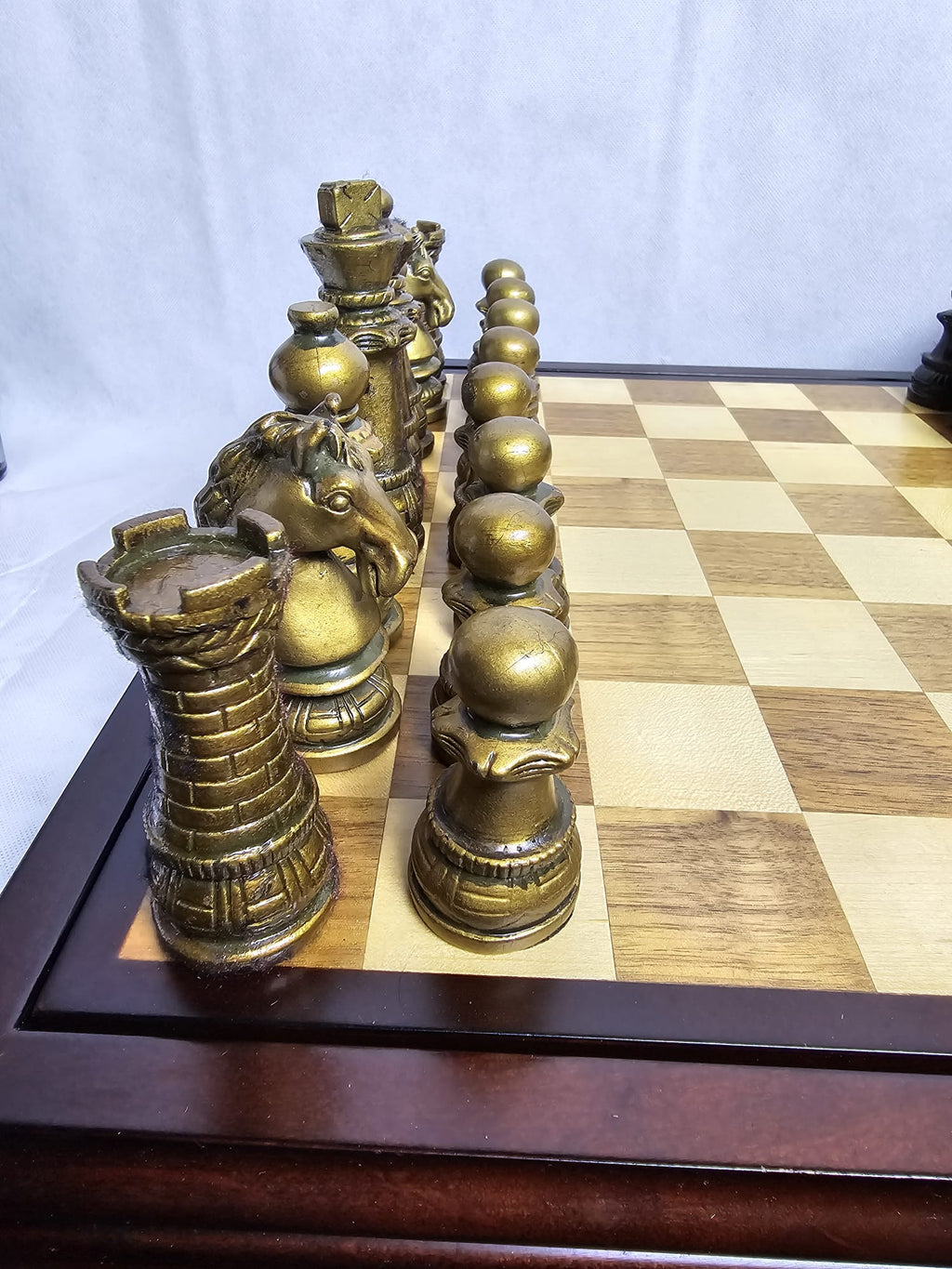 BOMBAY Luxury Chess & Backgammon Set