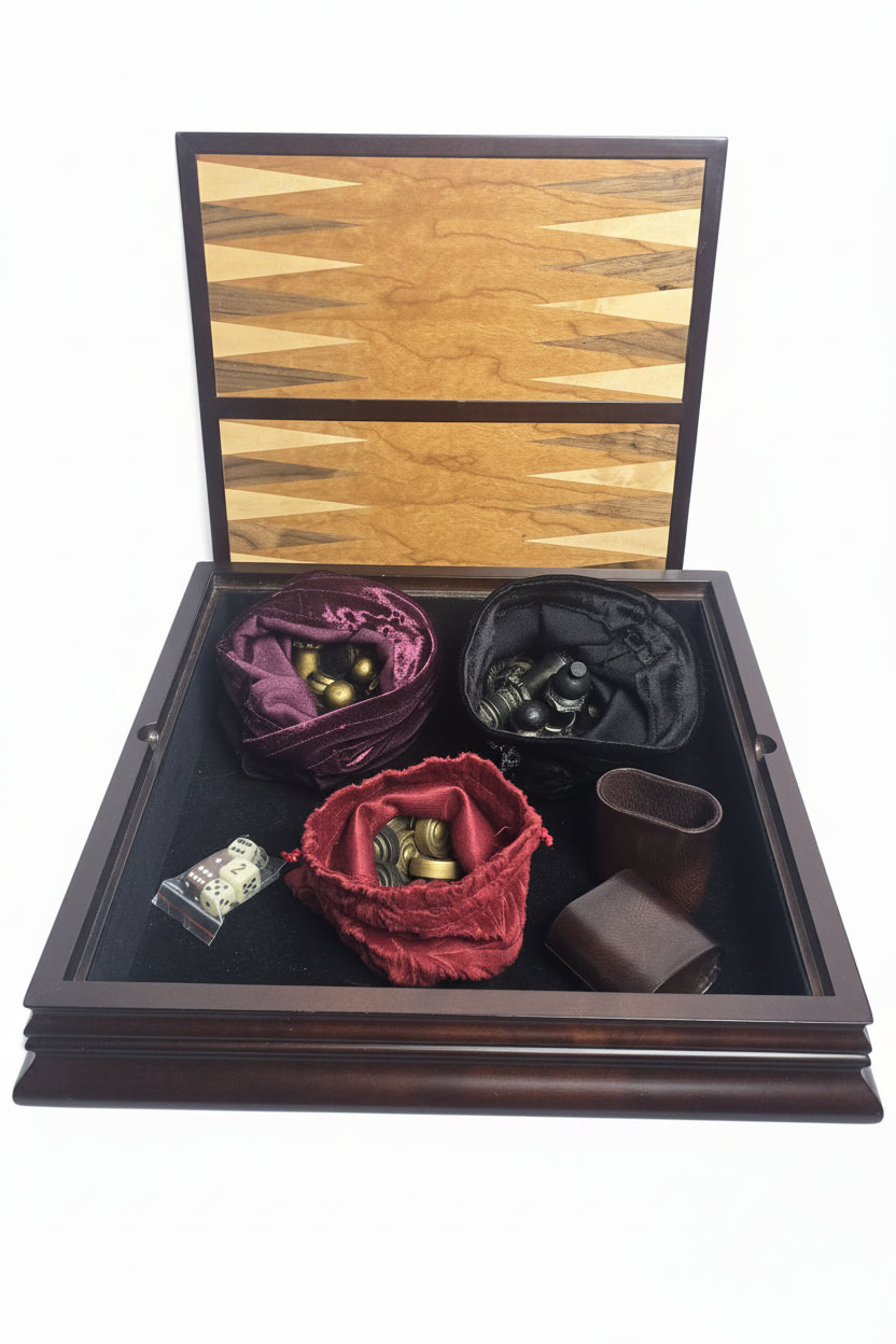 BOMBAY Luxury Chess & Backgammon Set