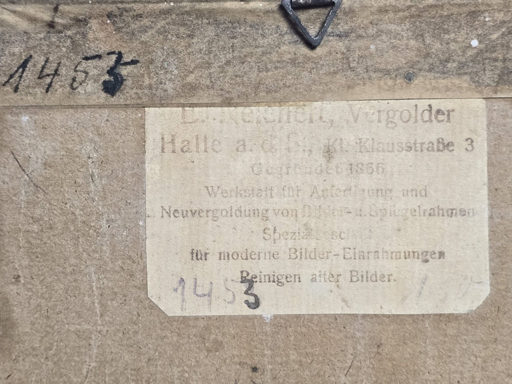 Vintage Ballerina Zeichnung im Rahmen – Signiert – 1924 – Handgemaltes Portrait