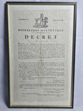 Helvetische Republik Dekret Bern 1802