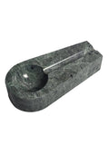 Vintage Green Marble Candle Holder