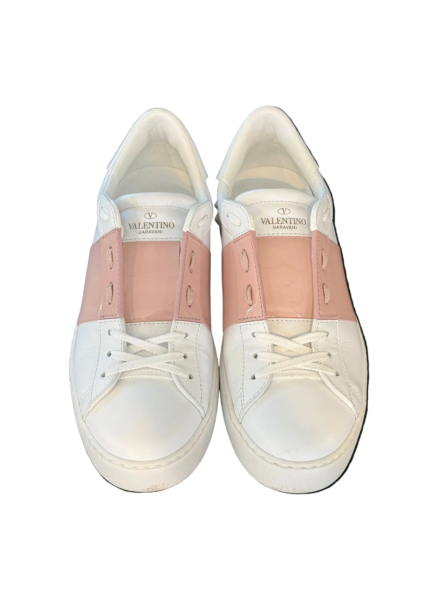 Valentino Garavani Open Sneaker Weiss-Silber
