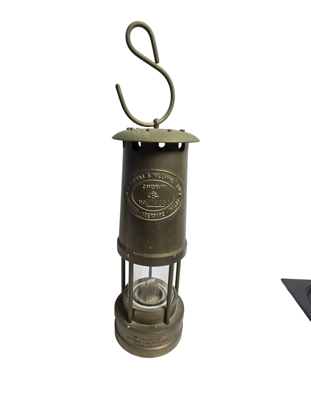 Thomas & Williams Cambrian Grubenlampe — BP Switzerland Jubiläum Nr. 204981