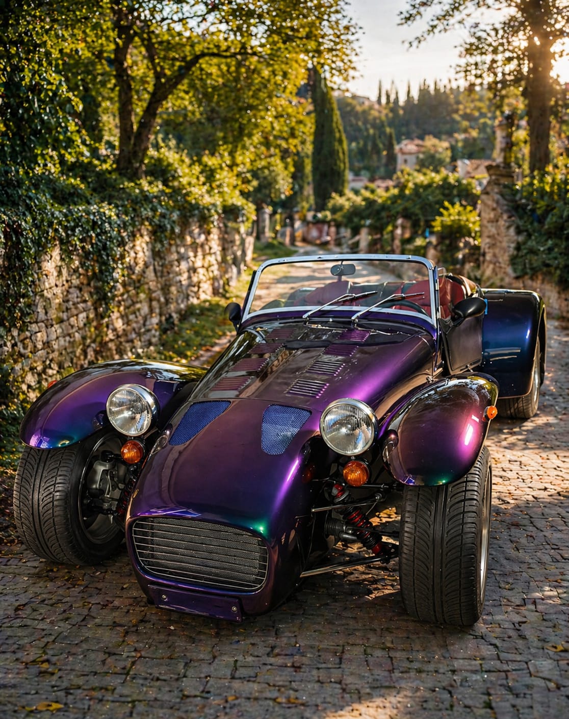 Donkervoort S8A — 1986 — 1993cc — Chameleon Violett-Grün