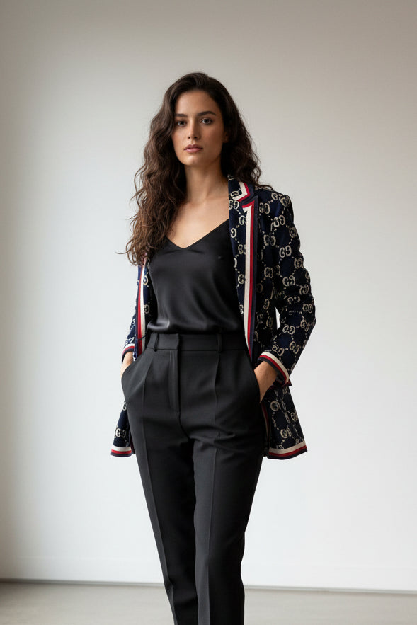 Gucci GG Monogram Strickjacke Jacke
