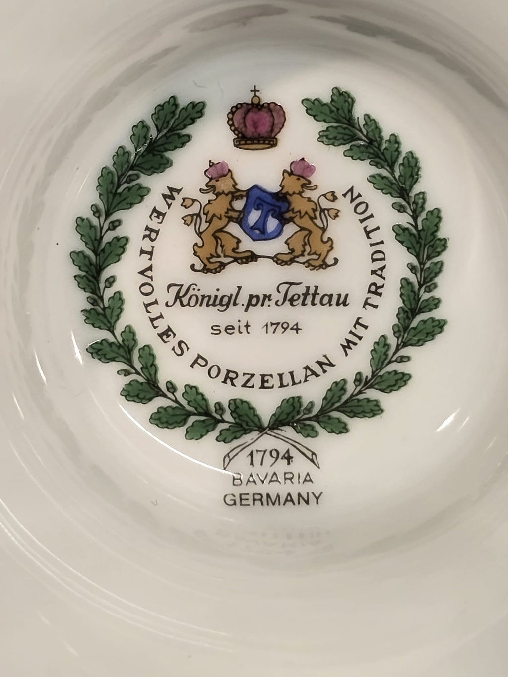 Tettau Atelier Bavaria – Konigliche Porzellan